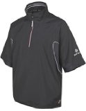ElectraGolf Sunice Golf Sandwick Short Sleeve Windshirt Black/Black L