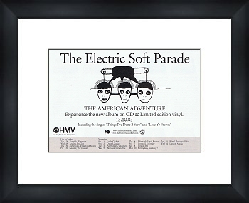ELECTRIC SOFT PARADE The American Adventure - Custom Framed Original Ad