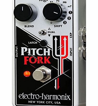 electro-harmonix ELECTRO HARMONIX NANO PITCH FORK - POLYPHONIC PITCH SHIFTER Electric guitar effects Other pedals and effects