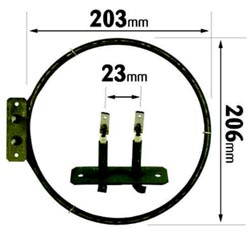 ELECTROLUX ELEMENT FAN OVEN 2.4 KW ELECT. PN#