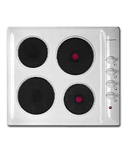 White Solid Plate Hob