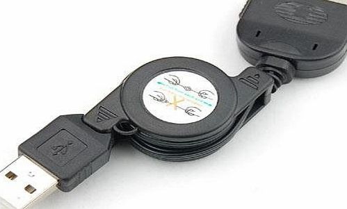 - Retractable USB Data Sync Charger Cable Lead 0.8mt For Apple iPhone, iTouch, iPad, iPod, iPod Mini, iPod Video, iPod shuffle, iPod with Dock Connector, iPod Clickwheel and iPod Colo