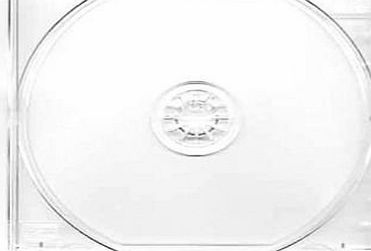 electronicWorld 100 Single Standard 10mm CD Jewel Case With Clear Tray