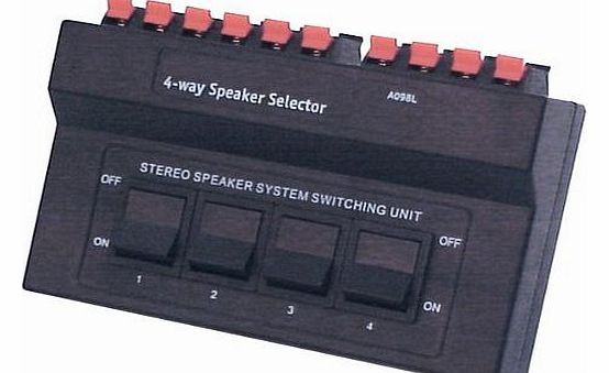 Electrovision 4 Way Stereo Speaker Switch