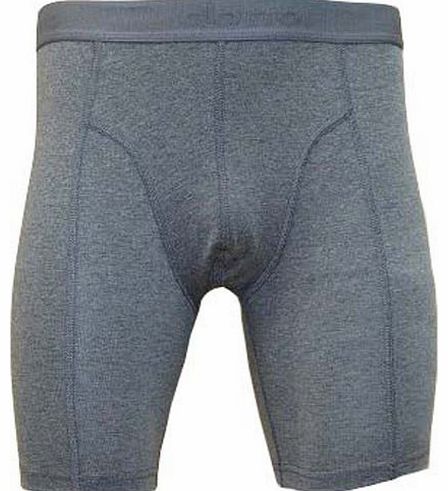 2 PACK MENS SUPERB QUALITY SOFT COTTON LONG BOXER SHORTS- All Sizes (X-Large, Charcoal)