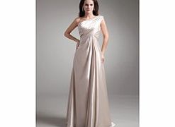 Elegant One Shoulder Evening Dresses Wedding