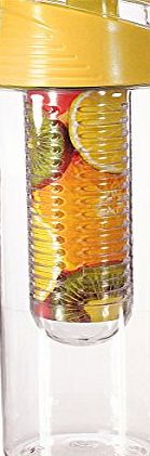 Elegiant Water Bottle 800mL Sport Plastic Fruit Infuser Outdoor Travel BPA Free for Camping Sport Home Office School