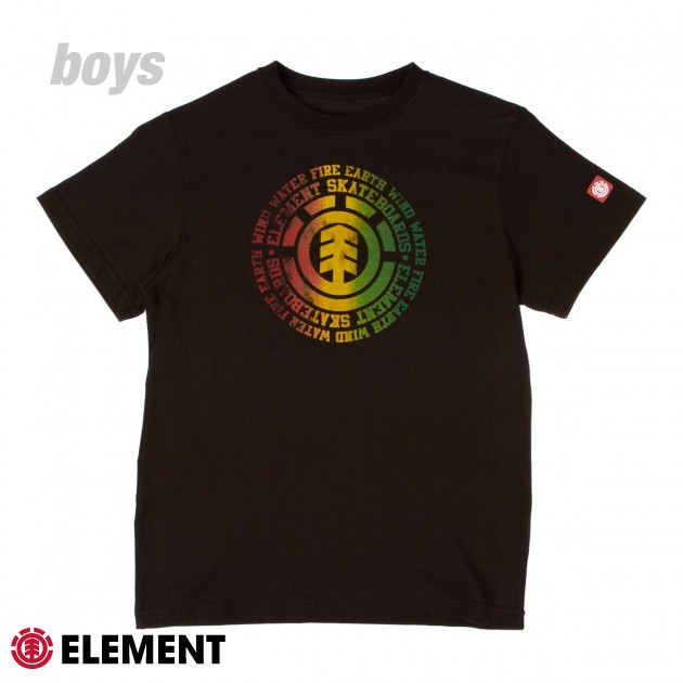 Boys Element Dispersion T-Shirt - Black