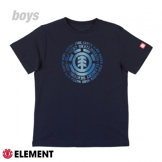 Boys Element Dispersion T-Shirt - Total Eclipse