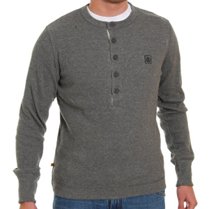 Element Champney Henley sweat - Grey Heather
