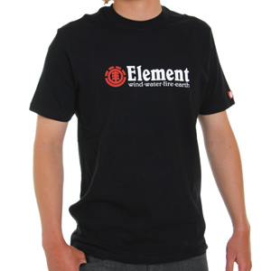 Element Horizontal Tee shirt - Black