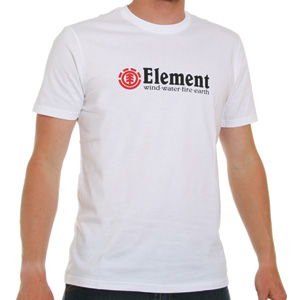 Element Horizontal Tee shirt - White