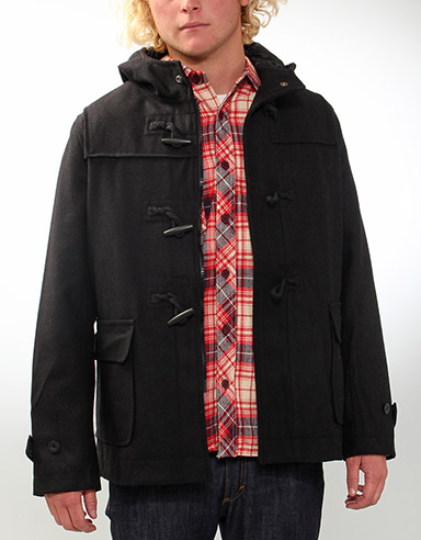 Hufton Duffle coat - Black