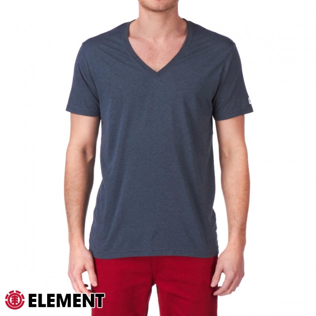 Element Mens Element Basic T-Shirt - Blue Heather