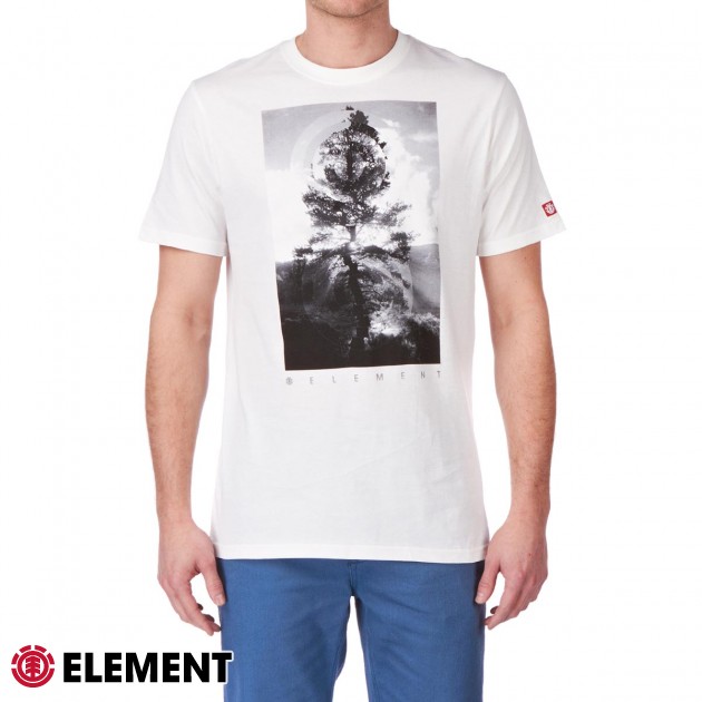 Element Mens Element Conspiracy T-Shirt - Off White