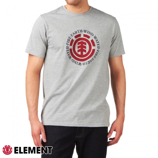 Mens Element Elemental T-Shirt - Grey Heather