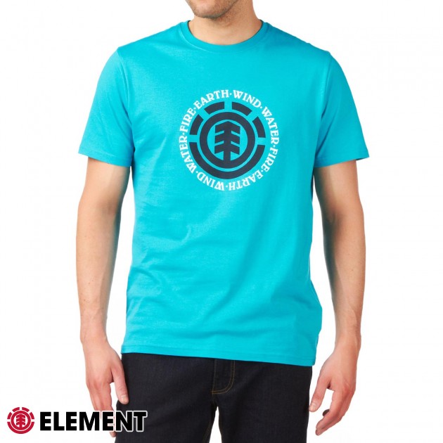 Mens Element Elemental T-Shirt - Rio Blue