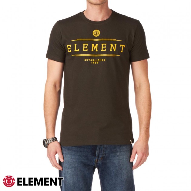 Element Mens Element Establishment T-Shirt - Raven
