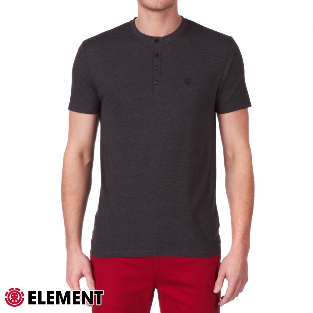 Mens Element Heston T-Shirt - Black Heather