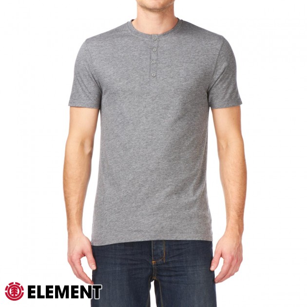 Mens Element Heston T-Shirt - Charcoal Heather
