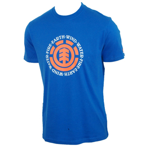 Element Mens Mens Element Elemental T-Shirt. Vintage Royal