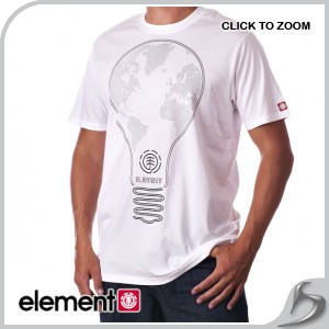 T-Shirts - Element Idea T-Shirt - White