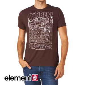 T-Shirts - Element Industry T-Shirt - Mud