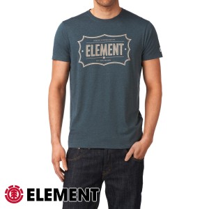 T-Shirts - Element Stamp T-Shirt - Blue