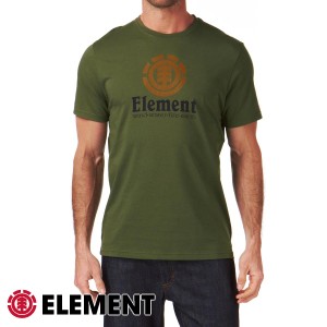 T-Shirts - Element Vertical T-Shirt - Army