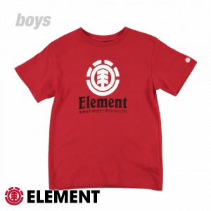 Element T-Shirts - Element Vertical T-Shirt - Red