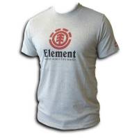 VERTICAL T-SHIRT GREY HEATHER