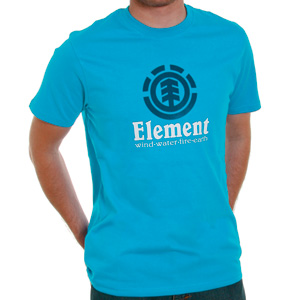 Element Vertical Tee shirt - Aztec Blue