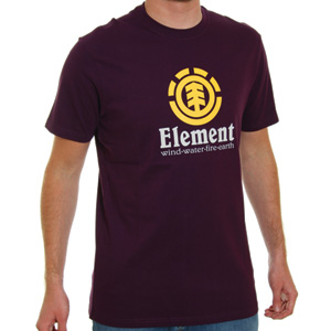 Element Vertical Tee shirt - Purple Haze