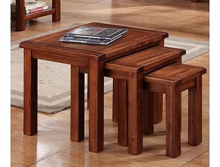 Elements Rizal 3 Piece Nest of Tables Finish: Acacia Oak