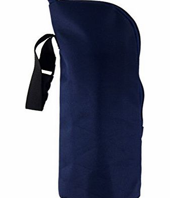 ELENXS Durable Baby Thermal Feeding Bottle Warmers Bag Mummy Insulation Tote Bag Hang in the Baby Stroller,Dark Blue