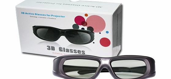 ELEPHAS 3D Active Rechargeable Shutter Glasses for DLP-Link Projector *WIRELESS*(NOT FOR TV)