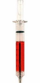Elgate Novelty Imitation Blood Syringe Ball Point Pen