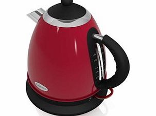 Elgento E448R Steel Jug Kettle Red