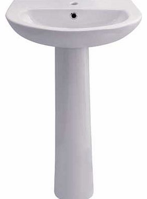 Eliana Bathrooms Eliana Caraway Basin and Full Pedestal