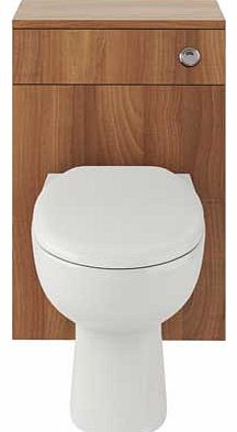Eliana Bathrooms Eliana Ferne Walnut Effect WC Unit and Toilet