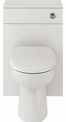 Eliana Bathrooms Eliana Ferne WC Unit White with Toilet and Seat