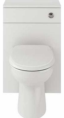 Eliana Bathrooms Eliana Ferne WC Unit White with Toilet and Seat