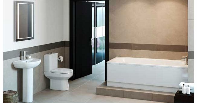 Eliana Bathrooms Eliana Mulberry Bath Suite inc. Ivy Taps