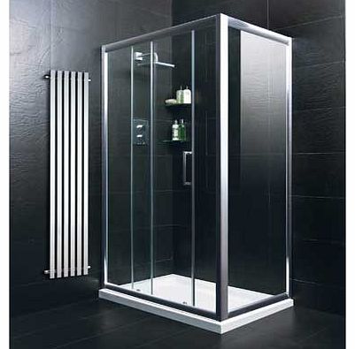 Eliana Bathrooms Eliana Nerine 1200x800mm Sliding Door Shower