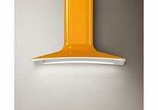 Elica DOLCE Decorative Chimney Hood 860mm Orange