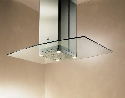 Elica GLACIER ISLAND Stainless Steel Cooker Hood