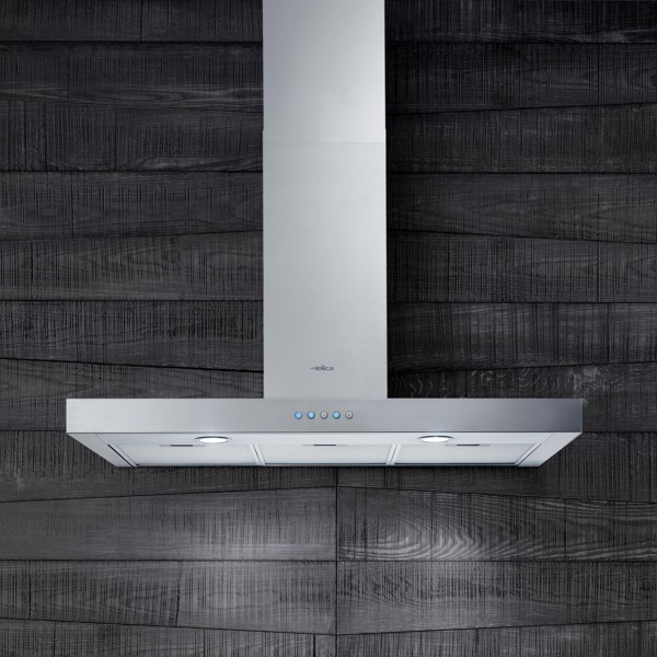 Elica LEDGE90 90cm Chimney Hood in Stainless Steel