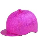 Elico Diamante Lycra Hat Cover - Pink Ice Chip