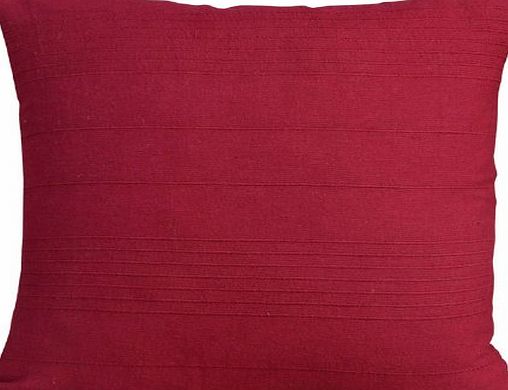 EliteHomeCollection Classic Rib 45 x 45 cm Cushion Cover, Wine