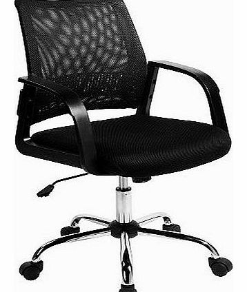 Eliza Tinsley Furniture Calypso Mesh Back Operator Arm Chair - Black